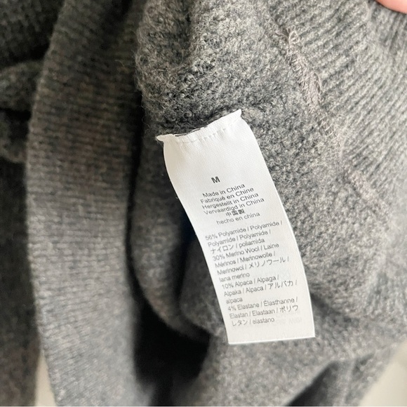 J. Crew Merino Wool Alpaca Waffle Crewneck Sweater in Supersoft Yarn Size Medium - Picture 9 of 10